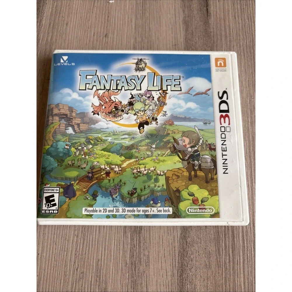 Fantasy Life (Nintendo 3DS) Box And Manual Only - No Game